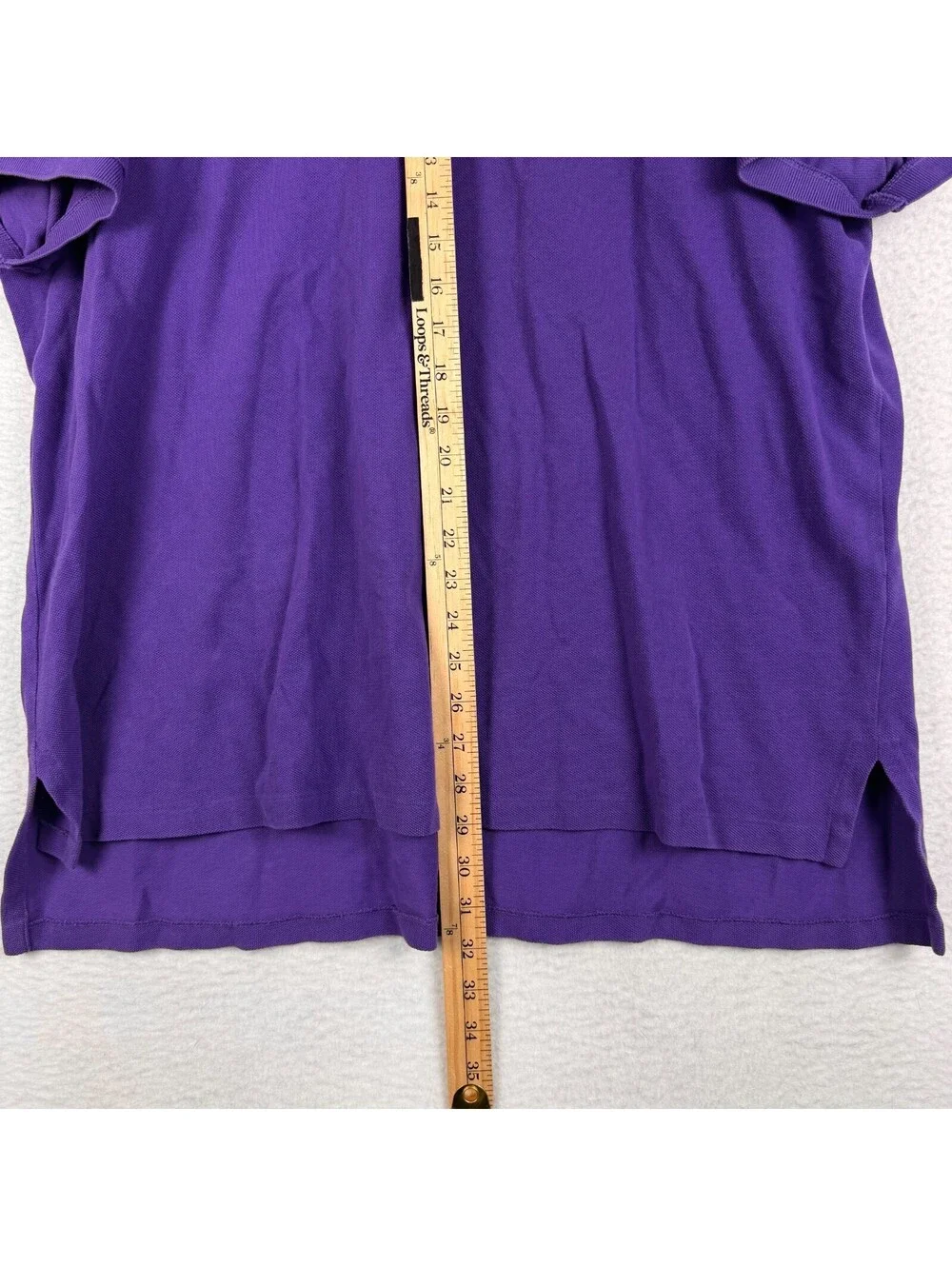 Polo Ralph Lauren Vintage Big Pony Brazil Purple Short Sleeve Shirt Size XXL 2XL